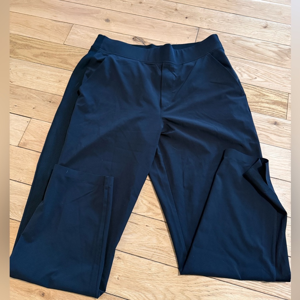 Athleta Black Athletic Pants Size 12 Stretch Travel Activewear